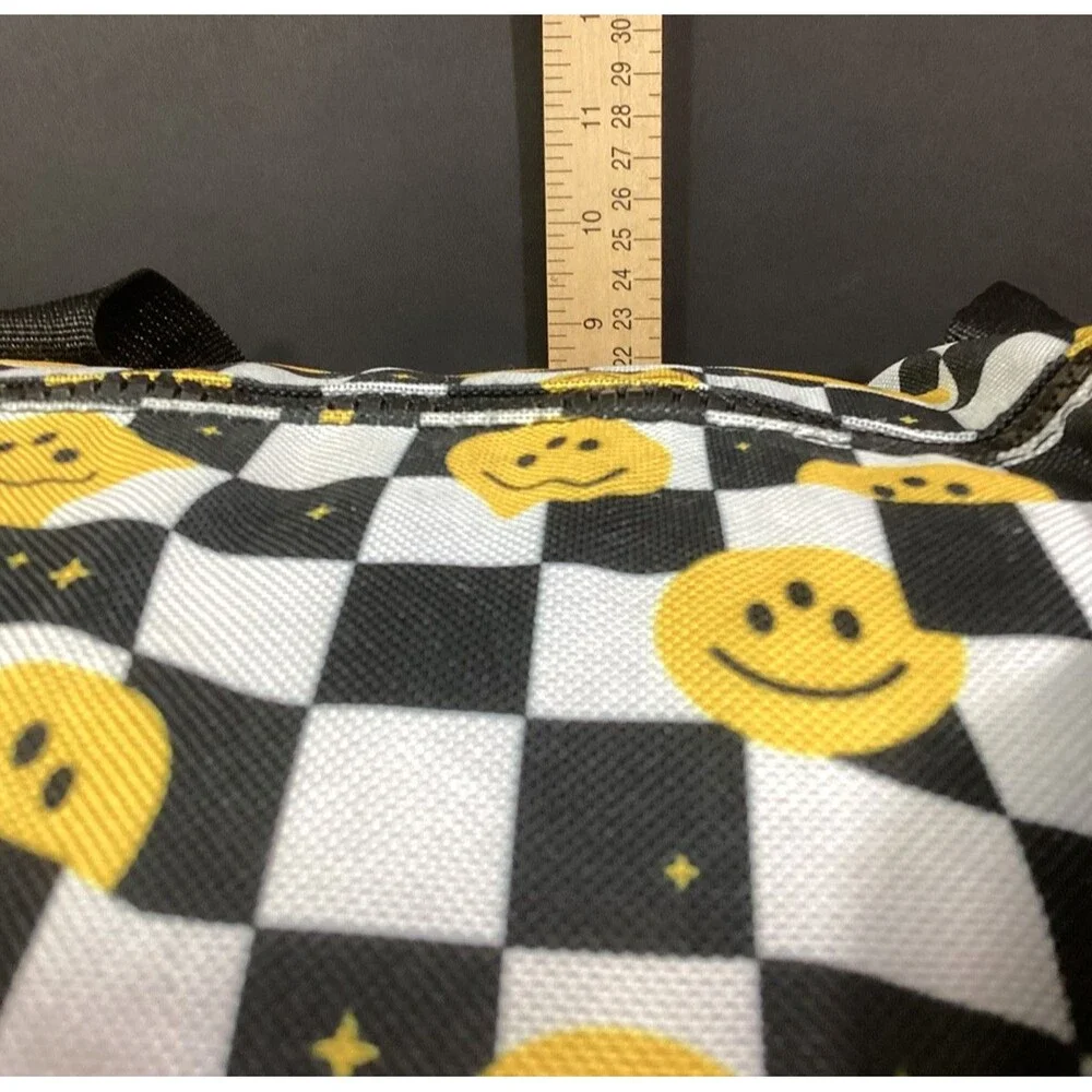 A**holes Live Forever 'Have A Nice Trip' Duffel Bag Smiley Faces All-Over Print